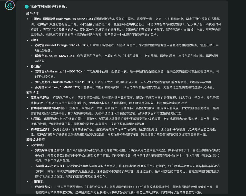 色彩、廓形、面料关键词